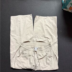 Athleta Beige Track Pants